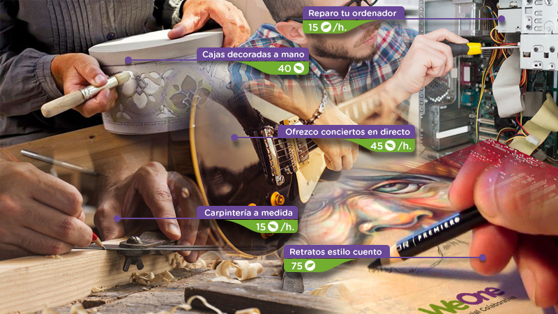 Comparte tus dones y talentos en la comunidad y aprovecha lo que sabes hacer para obtener cosas a cambio. Saca partido a tus habilidades y a lo que sabes hacer.