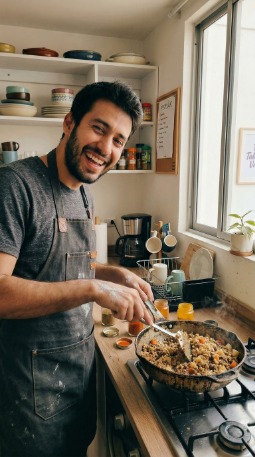 Te invito a comer en casa  (a cambio de unas sartenes)